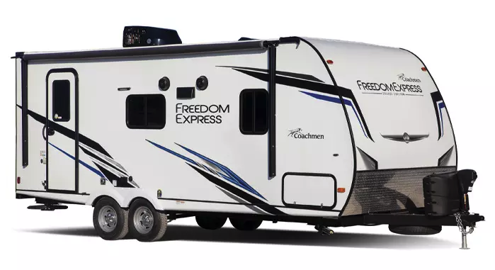 Coachmen Freedom Express Select 31SE exterior;family travel trailers.